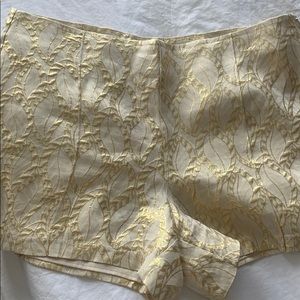 Lilly P gold shorts